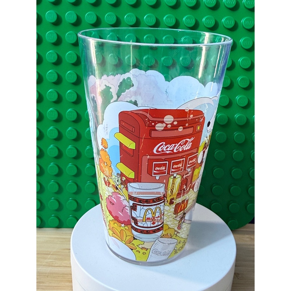 McDonalds Cactus Plant Flea Market Hamburglar Figure & Coca-Cola Collector Glass - Picture 6 of 6